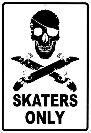 Skaters Only Poster