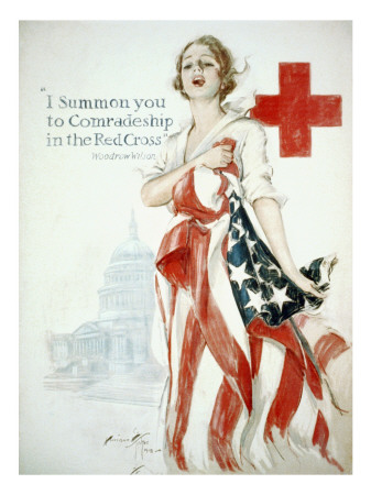 Buy I Summon You to Comradeship in the Red Cross, Woodrow Wilson at AllPosters.com