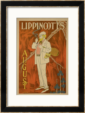 Reproduction of a Poster Advertising the August Issue of 