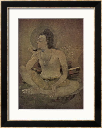 The God Shiva Saves Humanity by Drinking the Pois