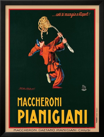 Maccheroni Pianigiani, 1922