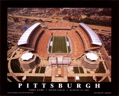 Pittsburgh  (First Game, Heinz Field,  August 25, 2001) Poster