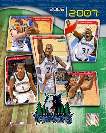 Buy 2006 - 2007 Timberwolves Team at AllPosters.com