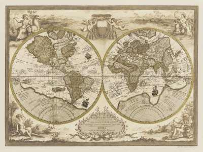 Mappa del Globo Terraqueo