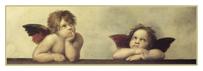 Detail of the Sistine Madonna, c.1514