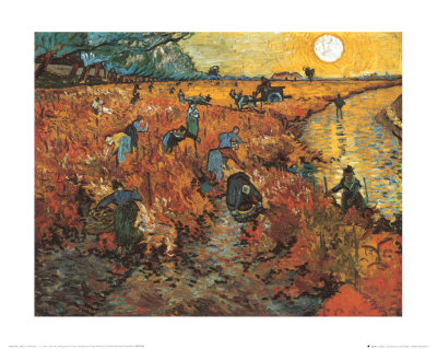 The Red Vineyard at Arles, c.1888