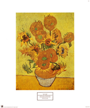Buy Vase with Twelve Sunflowers, c.1889 at AllPosters.com