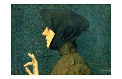 The Woman with a Gold Medallion