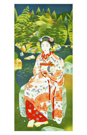 Japanese Woman in Kimono