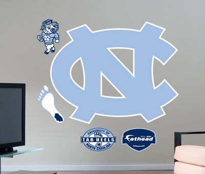 Tar Heels Logo -Fathead Poster