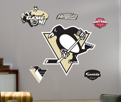 Buy Penguins Logo -Fathead at AllPosters.com