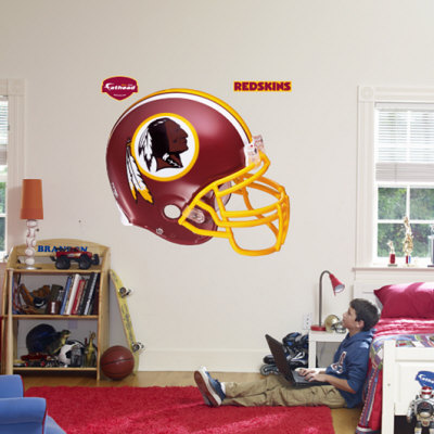 Buy Redskins Helmet -Fathead at AllPosters.com
