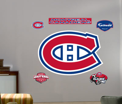 Buy Canadiens Logo -Fathead at AllPosters.com