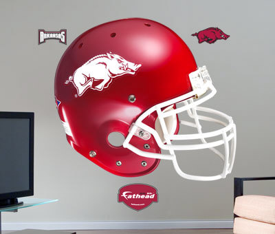 Buy Arkansas Razorbacks Helmet -Fathead at AllPosters.com