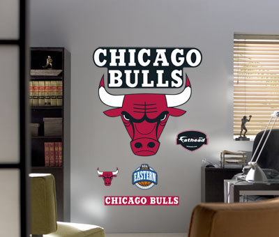 Buy Bulls Logo -Fathead at AllPosters.com