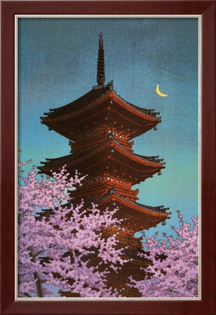 Pagoda in Moonlight