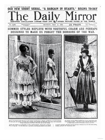 Summer Styles with Youthful Charm are Perhaps Designed to Make Us Forget the Horrors of the War