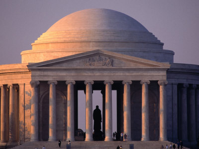Thomas Jefferson Memorial Inspired by the Pantheon in Rome, Washington DC, USA