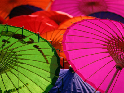 Umbrellas from Baw Sang, Chiang Mai, Thailand Photographic Print Umbrellas from Baw Sang, Chiang Mai, Thailand Photographic Print