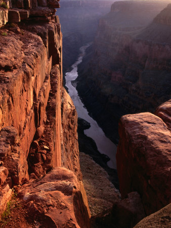 The Colorado River at Sunrise from the Toroweep Lookout, Grand Canyon National Park, Arizona, USA