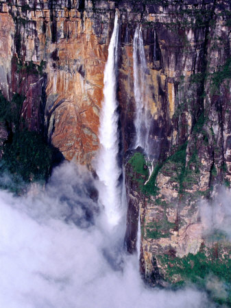 Aerial View of Angel Falls, Angel Falls, Venezuela