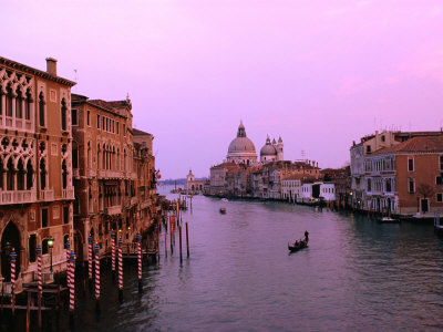 Dusk on Canal, Venice, Veneto, Italy