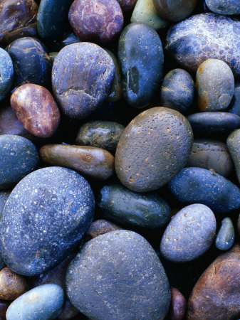 Detail of Beach Pebbles, Murramarang National Park, Australia