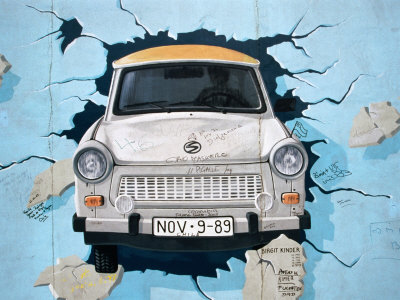 Berlin Wall Mural, East Side Gallery, Berlin, Germany