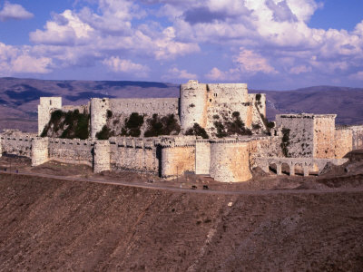 The Remarkably Well Preserved 800 Year Old Crac Des Chevaliers ( Castle of the Knights ), Syria