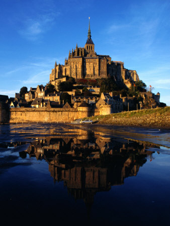 Mont Saint Michel, Mont St. Michel, Basse-Normandy, France
