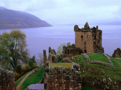 Castle Urquhart Overlooking Loch Ness, Loch Ness, United Kingdom