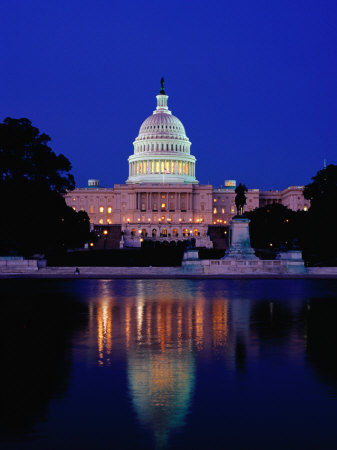 The Capitol at Dusk, Washington DC, USA