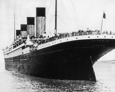 The Titanic, 1912