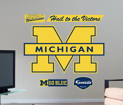 Michigan Wolverines Logo -Fathead Poster