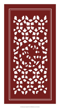 Shoji Screen in Cinnabar II