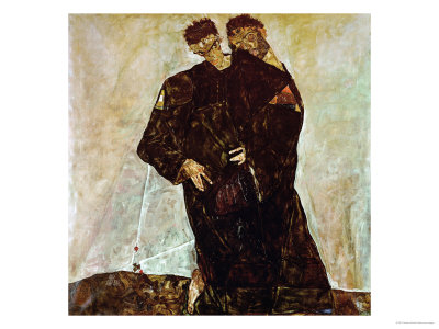 "Eremiten" (Hermits) Egon Schiele and Gustav Klimt