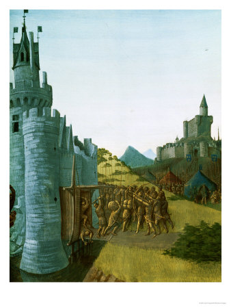 Philippe III Le Hardi (1245-1285), French King 1270-1285, Captures the Castle Foix