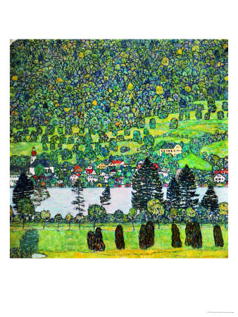 Waldabhang in Unterach Am Attersee, 1917, Slope in a Forest on Atterse-Lake