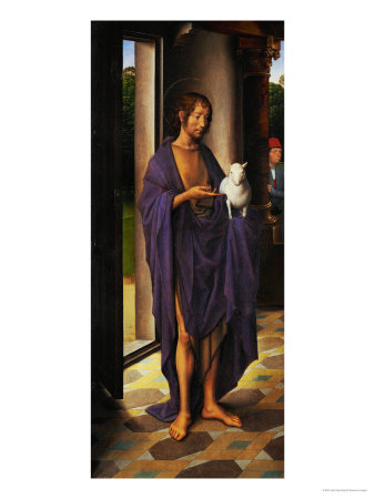 Saint John the Baptist, Detail from the Left Wing of the John Donne Triptych