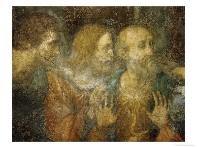 Buy Three Apostles, Detail from Leonardo's Last Supper, 1498 at AllPosters.com
