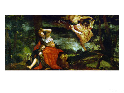 Hagar and Ismael in the Desert of Bersheeba