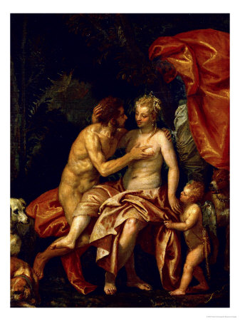 Venus and Adonis, circa 1580