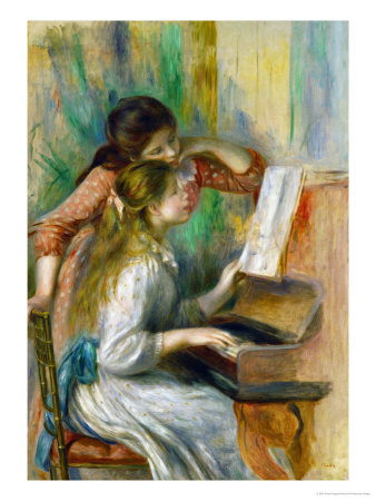Two Girls at the Piano, 1892