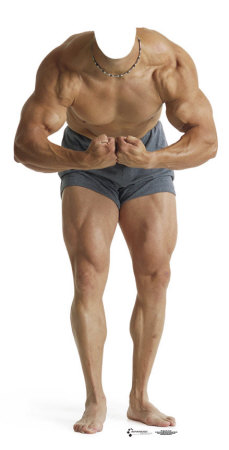 Muscle Man Stand Up