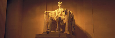 Statue of Abraham Lincoln, Lincoln Memorial, Washington D.C., USA
