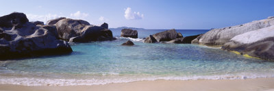 British Virgin Islands, Virgin Gorda, Rock on the Beach