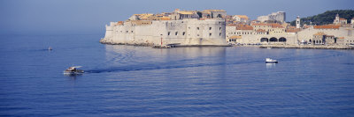 Two Boats in the Sea, Dubrovnik, Croatia
