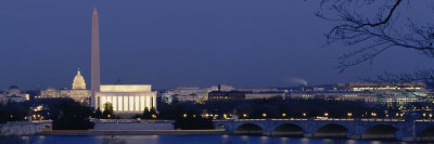 Lincoln Memorial at Dusk, Washington D.C., USA