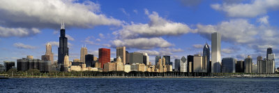 Urban Skyline by the Shore, Chicago, Illinois, USA