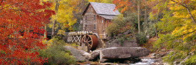Hut in a Forest, St. Park, Glade Creek Grist Mill Babcock, West Virginia, USA